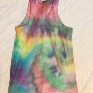 New cute tye dye tank top